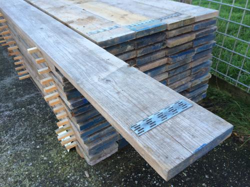 Gebruikte Steigerplanken