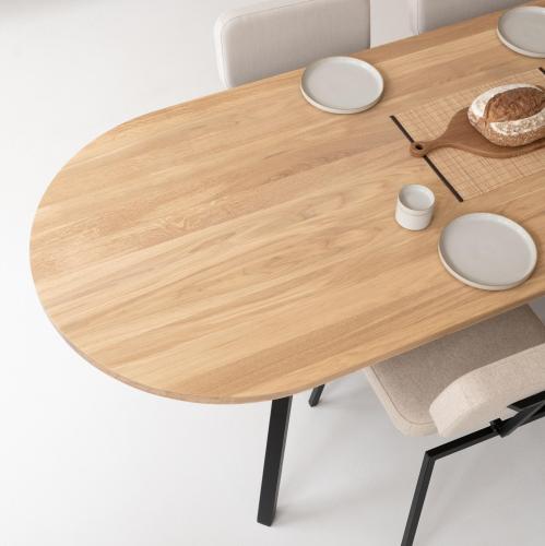 Eiken Tafelbladen Plat Ovaal