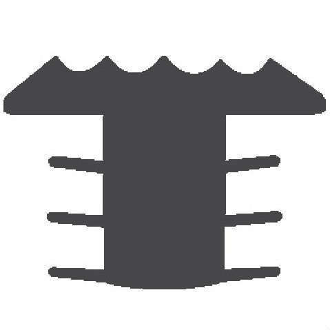 Trap antislipprofiel Grijs (infrezen)