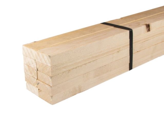 22x50 mm Panlatten Vurenhout gesch. 21.5x48mm 510 cm per 10 stuks verpakt