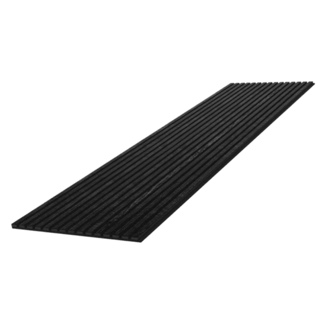 Black Akoestisch Houten Wandpaneel