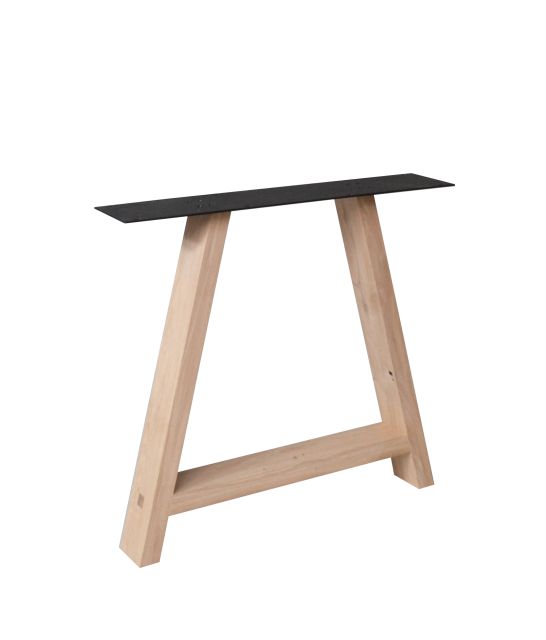 Eiken A-Poot | massief 10 x 4 cm | SET (2 stuks)