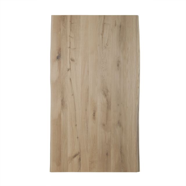 Eiken Boomstam Tafelblad 90 x 160 cm | 4 cm dik