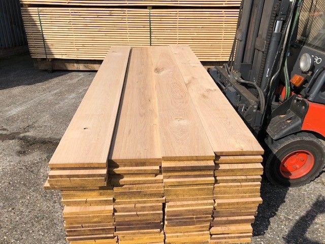 PAKKET à 30 stuks Eiken Planken Geschaafd 250 cm | 23 cm Licht Rustiek