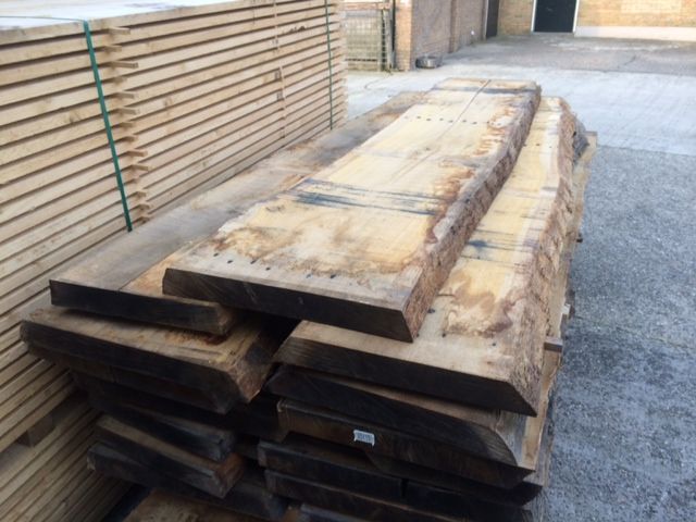 Bundel à 1,95 m3 Eiken plaathout 80 mm | 380 cm