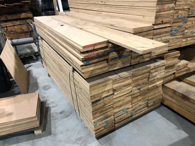 PAKKET à 120 stuks Eiken Planken Geschaafd 240 cm kopmaat: 2,2x25,5 cm Extra rustiek