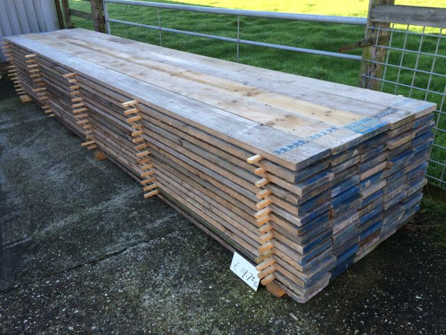 PAKKET à 75 stuks Gebruikte Steigerplanken 500 cm
