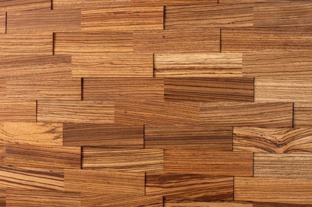Houten Wandbekleding Zebrano