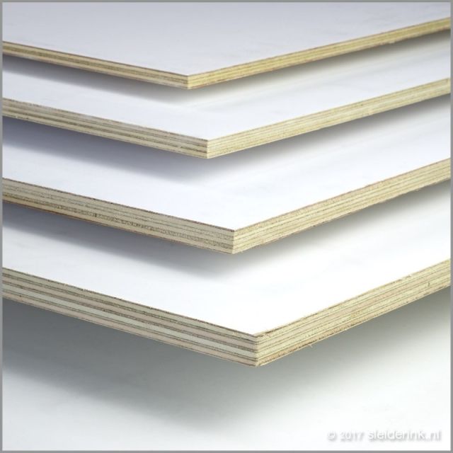 Interprime Multiplex Populieren 2-zijdig Wit Gegrond 122 x 250 cm
