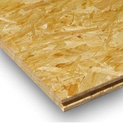 OSB 18 mm 122 x 244 cm Mes en Groef aan 2 lange zijden