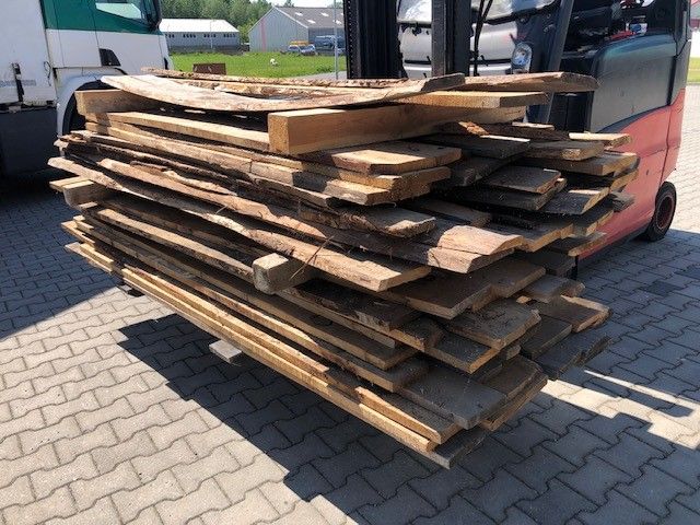 88 stuks Eiken schaaldelen / planken 27 mm