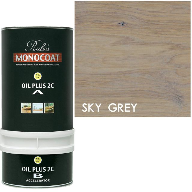 Rubio Monocoat Oil Plus 2C - Sky grey