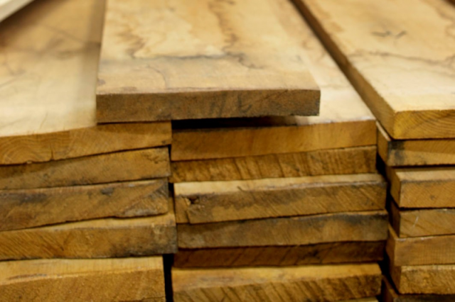 Eiken Plank Ruw 250 cm Rustiek kopmaat: 2,7x24 cm