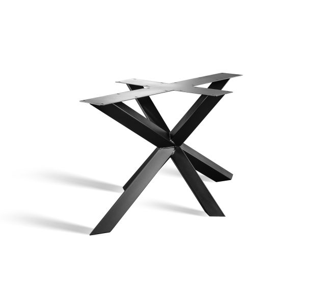 Stalen Matrix poot gedraaid | 8 x 8 cm | 140 cm lang