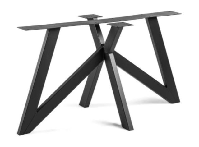 Stalen onderstel Marnix | kokermaat 8 x 4 cm | 140 cm lang