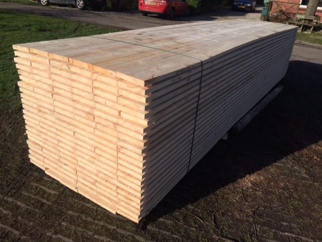 PAKKET à 75 stuks Nieuwe Steigerplanken 400 cm