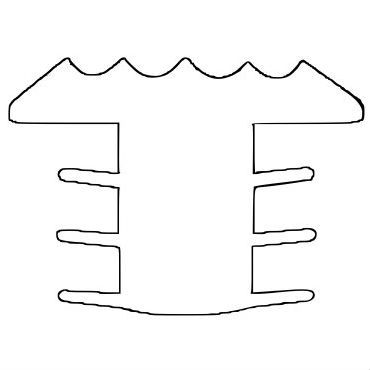 Trap antislipprofiel Wit (infrezen)