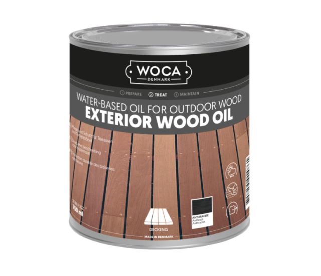 Woca Exterior Oil Antraciet