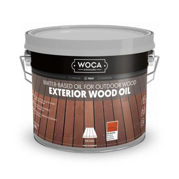 Woca Exterior Oil Roodbruin