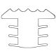 Trap antislipprofiel Wit (infrezen)
