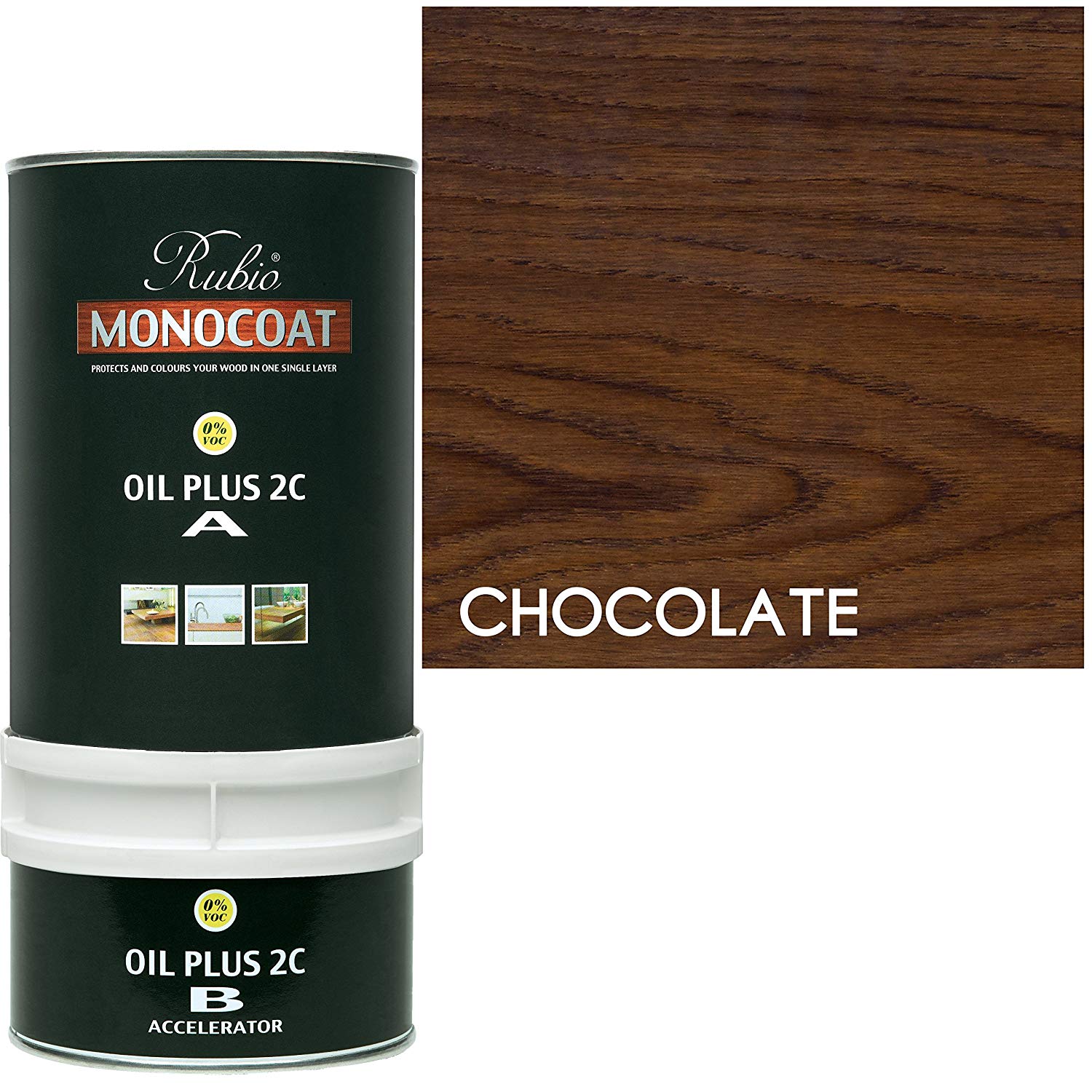 Rubio Monocoat Oil Plus 2C - Chocolate