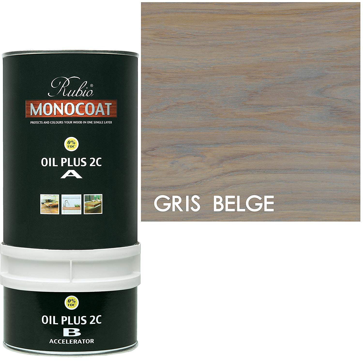 Rubio Monocoat Oil Plus 2C - Gris belge