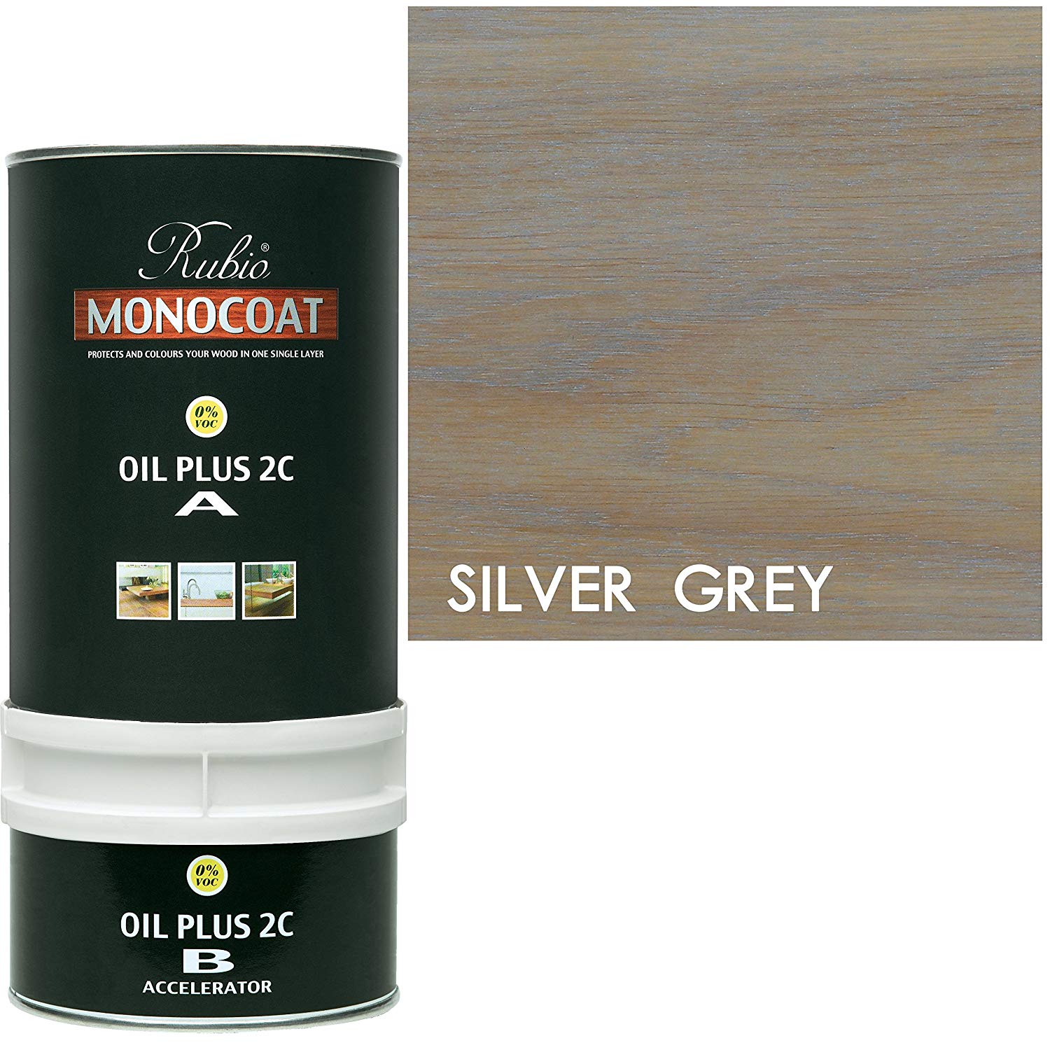 Rubio Monocoat Oil Plus 2C - Silver grey