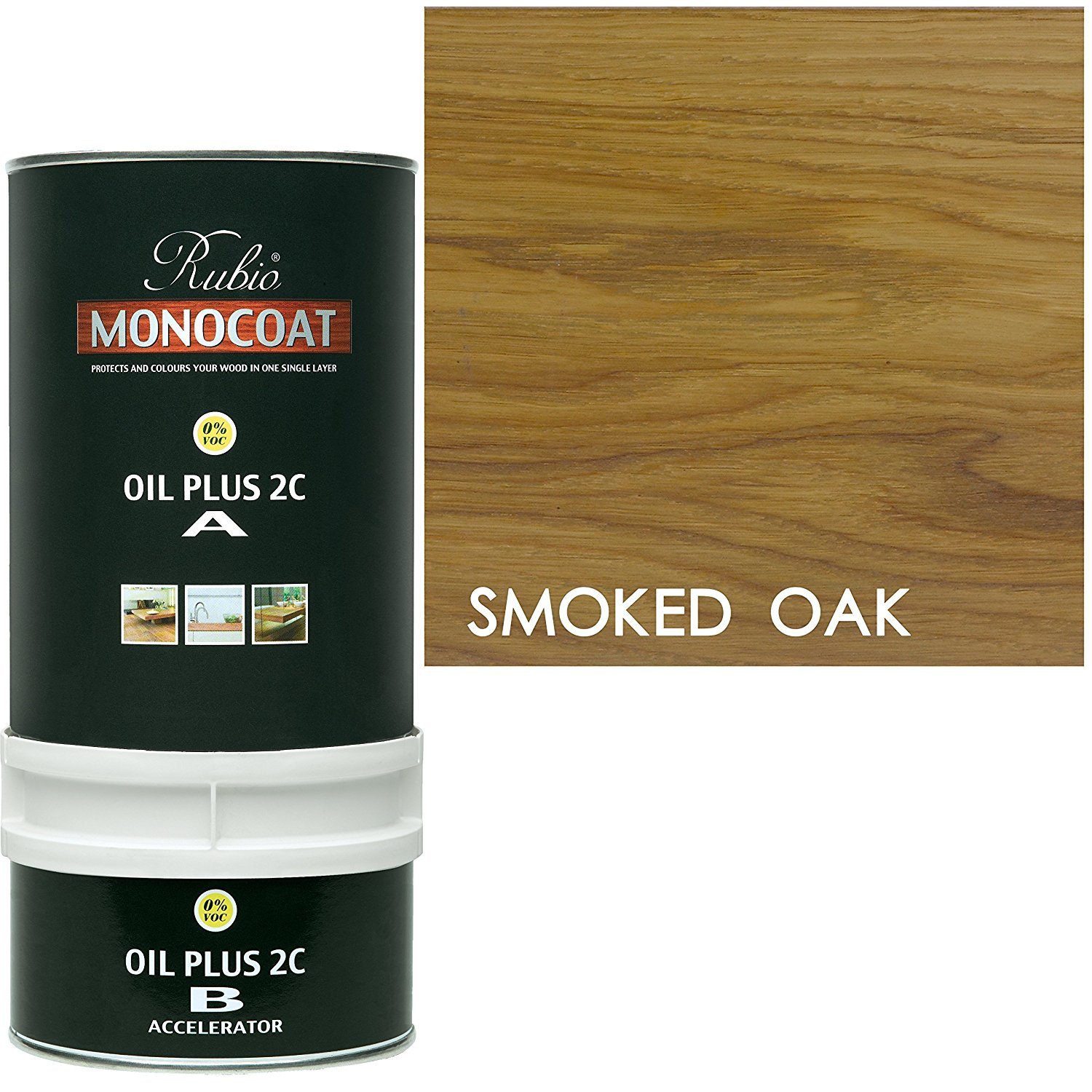 Rubio Monocoat Oil Plus 2C - Smoked oak