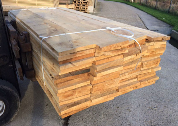 PAKKET à 60 stuks Eiken Planken Ruw 250 cm Rustiek | 2,7x20,5 cm
